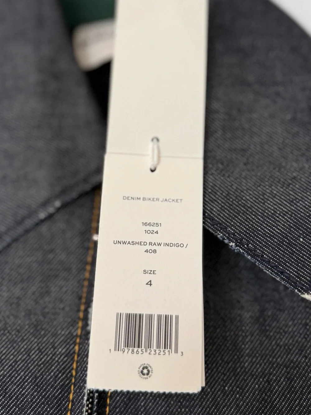 NWT Tory Burch Denim Biker Jacket $698 4